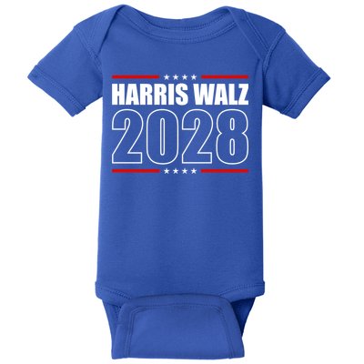 Harris Waltz 2028 Kamala Harris 2028 Tim Waltz For President Cool Gift Baby Bodysuit