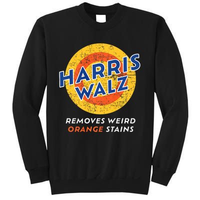 Harris Walz 2024 Waltz Removes Weird Orange Stains Sweatshirt