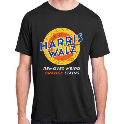 Harris Walz 2024 Waltz Removes Weird Orange Stains Adult ChromaSoft Performance T-Shirt