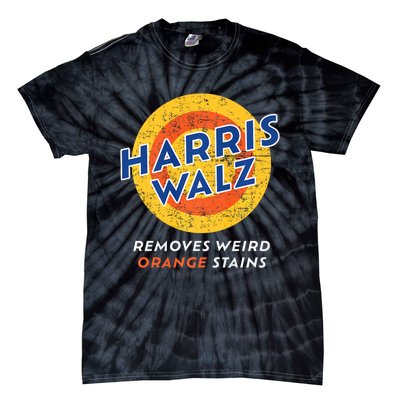 Harris Walz 2024 Waltz Removes Weird Orange Stains Tie-Dye T-Shirt