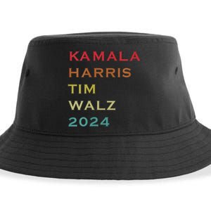 Harris Walz 2024 Kamala Harris 2024 Tim Walz 2024 Usa Fla Sustainable Bucket Hat