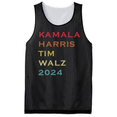 Harris Walz 2024 Kamala Harris 2024 Tim Walz 2024 Usa Fla Mesh Reversible Basketball Jersey Tank