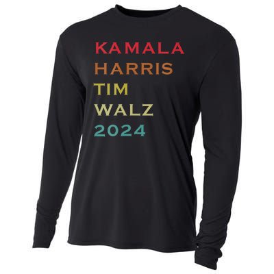 Harris Walz 2024 Kamala Harris 2024 Tim Walz 2024 Usa Fla Cooling Performance Long Sleeve Crew