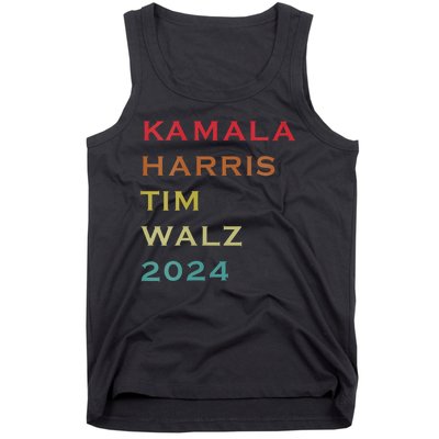 Harris Walz 2024 Kamala Harris 2024 Tim Walz 2024 Usa Fla Tank Top