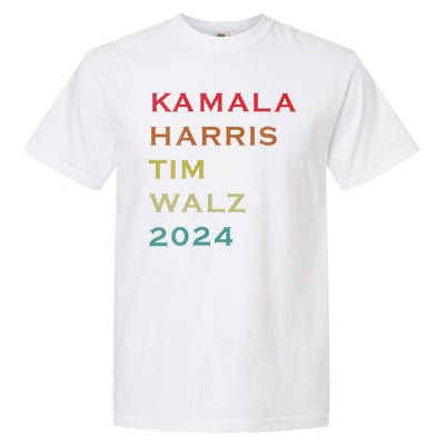 Harris Walz 2024 Kamala Harris 2024 Tim Walz 2024 Usa Fla Garment-Dyed Heavyweight T-Shirt