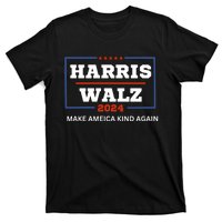 Harris Walz 2024 Make America Kind Again Harris Waltz Quote T-Shirt