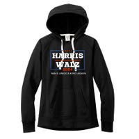 Harris Walz 2024 Make America Kind Again Harris Waltz Quote Women's Fleece Hoodie