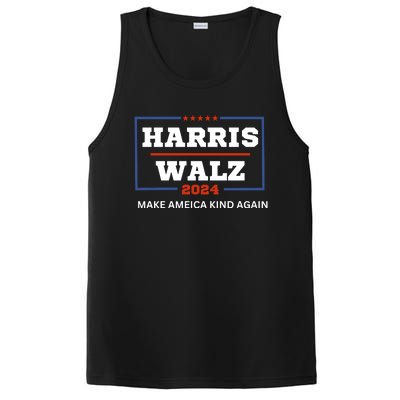 Harris Walz 2024 Make America Kind Again Harris Waltz Quote PosiCharge Competitor Tank