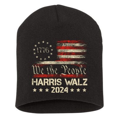 Harris Waltz 2024 Election Kamala Harris Tim Waltz 2024 Short Acrylic Beanie