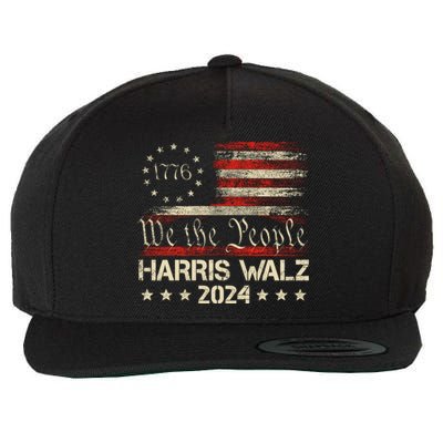 Harris Waltz 2024 Election Kamala Harris Tim Waltz 2024 Wool Snapback Cap