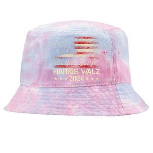 Harris Waltz 2024 Election Kamala Harris Tim Waltz 2024 Tie-Dyed Bucket Hat