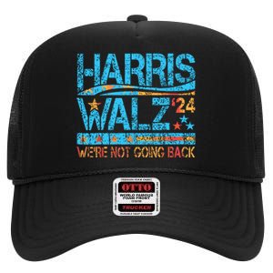 Harris Waltz 2024 Election Kamala Harris Tim Waltz 2024 High Crown Mesh Back Trucker Hat