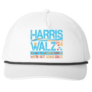 Harris Waltz 2024 Election Kamala Harris Tim Waltz 2024 Snapback Five-Panel Rope Hat