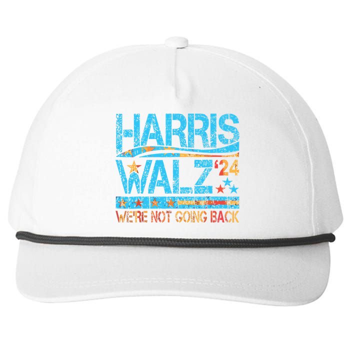 Harris Waltz 2024 Election Kamala Harris Tim Waltz 2024 Snapback Five-Panel Rope Hat