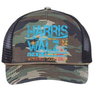 Harris Waltz 2024 Election Kamala Harris Tim Waltz 2024 Retro Rope Trucker Hat Cap