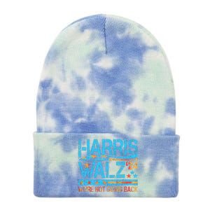 Harris Waltz 2024 Election Kamala Harris Tim Waltz 2024 Tie Dye 12in Knit Beanie