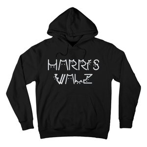 Harris Waltz 2024 Election Funny Cat Kamala Harris Tim Walz Hoodie