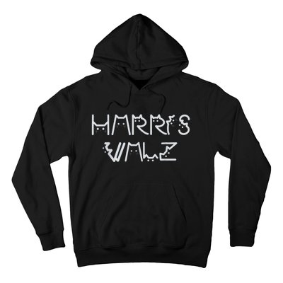 Harris Waltz 2024 Election Funny Cat Kamala Harris Tim Walz Hoodie