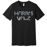 Harris Waltz 2024 Election Funny Cat Kamala Harris Tim Walz Premium T-Shirt