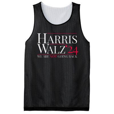 Harris Walz 2024 We Are Not Going Back Mesh Reversible Basketball Jersey Tank