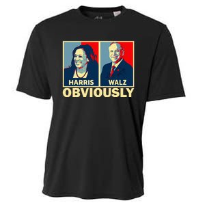 Harris Waltz 2024 Obviously Tim Walz Kamala Harris 2024 Cooling Performance Crew T-Shirt