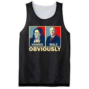 Harris Waltz 2024 Obviously Tim Walz Kamala Harris 2024 Mesh Reversible Basketball Jersey Tank