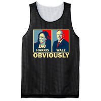 Harris Waltz 2024 Obviously Tim Walz Kamala Harris 2024 Mesh Reversible Basketball Jersey Tank