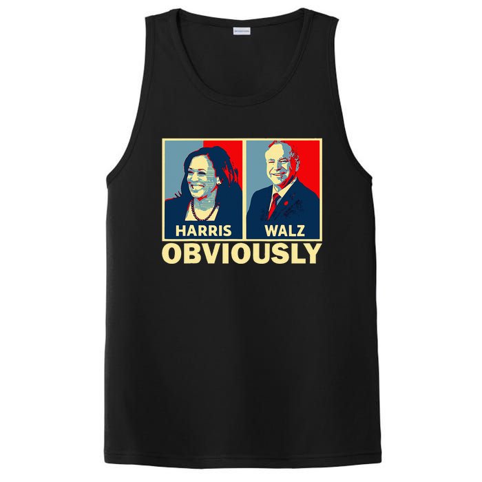 Harris Waltz 2024 Obviously Tim Walz Kamala Harris 2024 PosiCharge Competitor Tank