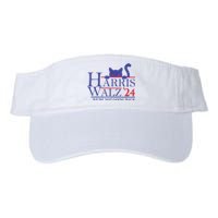 Harris Waltz 2024 WeRe Not Going Back Funny Cat Lady Valucap Bio-Washed Visor