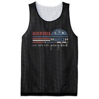 Harris Waltz 2024 Were Not Going Back Retro Mesh Reversible Basketball Jersey Tank