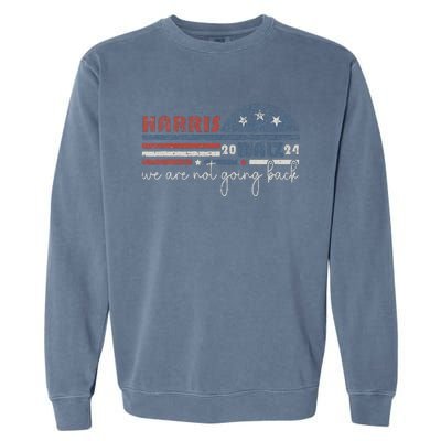 Harris Waltz 2024 Were Not Going Back Retro Garment-Dyed Sweatshirt