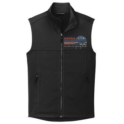 Harris Waltz 2024 Were Not Going Back Retro Collective Smooth Fleece Vest