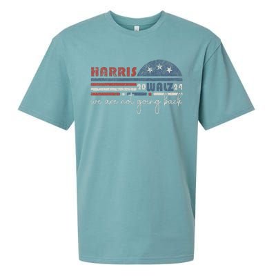 Harris Waltz 2024 Were Not Going Back Retro Sueded Cloud Jersey T-Shirt