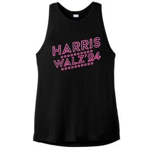 Harris Walz 2024 President Election Ladies PosiCharge Tri-Blend Wicking Tank