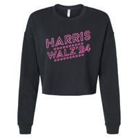 Harris Walz 2024 President Election Cropped Pullover Crew