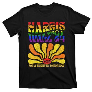 Harris Walz 2024 Election Lgbt Harris Walz Walzt Retro T-Shirt