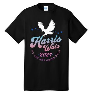 Harris Walz 2024 Election Vote Blue Kamala Walz 2024 Tall T-Shirt