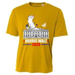 Harris Walz 2024 President Election Cooling Performance Crew T-Shirt