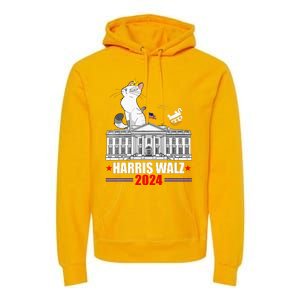 Harris Walz 2024 President Election Premium Hoodie