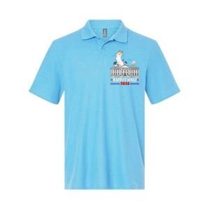 Harris Walz 2024 President Election Softstyle Adult Sport Polo