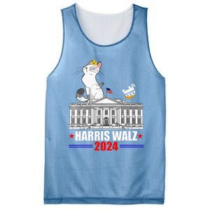 Harris Walz 2024 President Election Mesh Reversible Basketball Jersey Tank