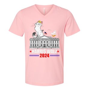 Harris Walz 2024 President Election V-Neck T-Shirt