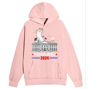 Harris Walz 2024 President Election Urban Pullover Hoodie