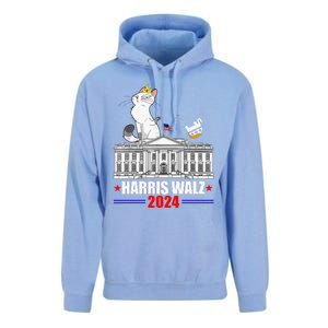 Harris Walz 2024 President Election Unisex Surf Hoodie