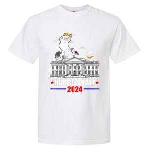 Harris Walz 2024 President Election Garment-Dyed Heavyweight T-Shirt