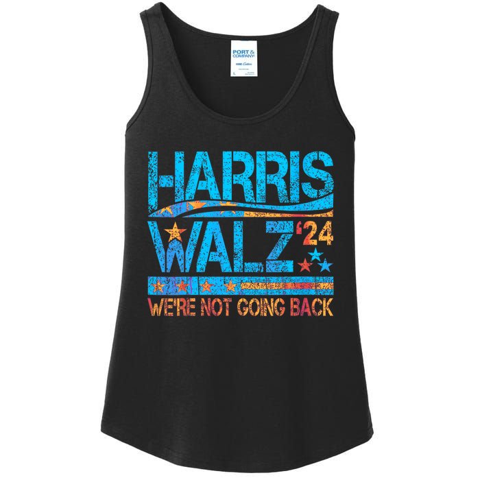 Harris Waltz 2024 Election Kamala Harris Tim Waltz 2024 Ladies Essential Tank