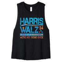 Harris Waltz 2024 Election Kamala Harris Tim Waltz 2024 Women's Racerback Cropped Tank