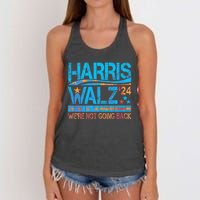 Harris Waltz 2024 Election Kamala Harris Tim Waltz 2024 Women's Knotted Racerback Tank