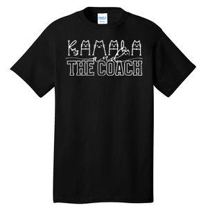 Harris Walz 2024 Cat Lettering Positive Kalama And The Coach Tall T-Shirt