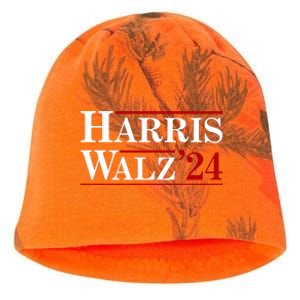 Harris Waltz 2024 Election Kamala Harris Tim Waltz Kati - Camo Knit Beanie